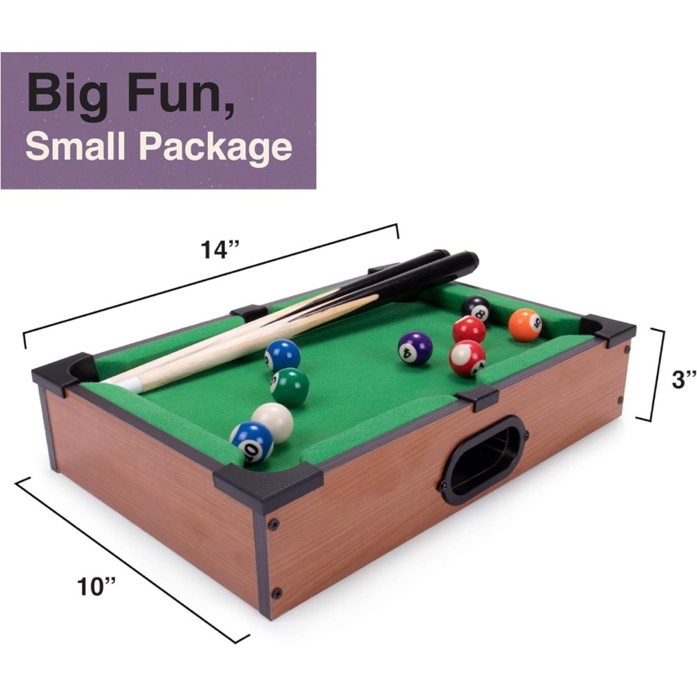 Mini table top pool set - Picture 3 of 5